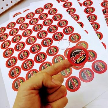 Vinil de color con suaje