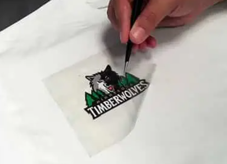 Vinil textil impreso con suaje