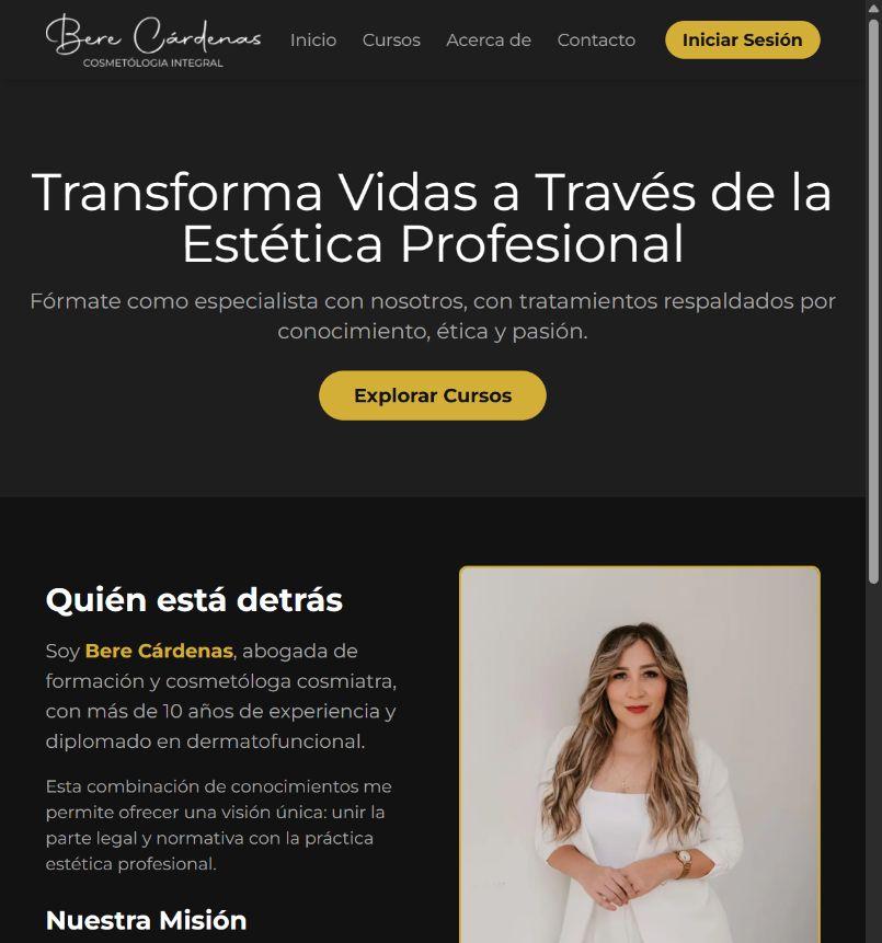 Bere Cardenas Cosmetologia en tableta