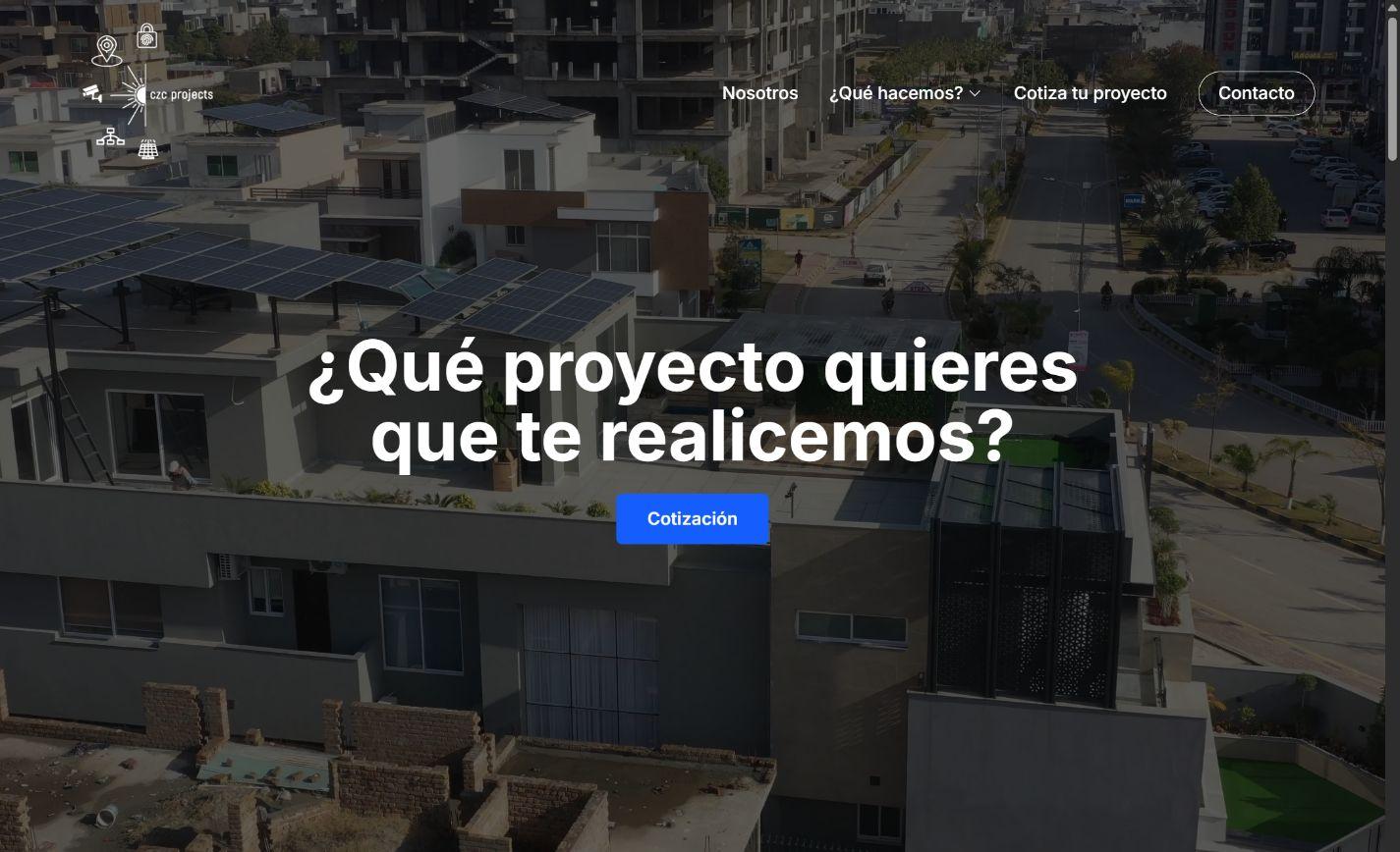 CZC Projects en computadora
