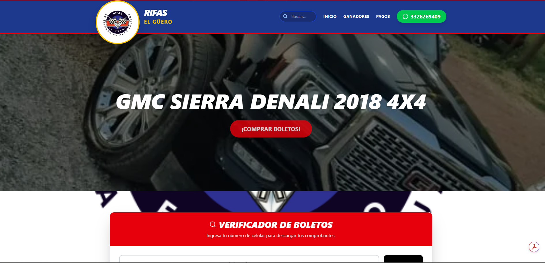 Imagen del proyecto RIFAS EL GUERO