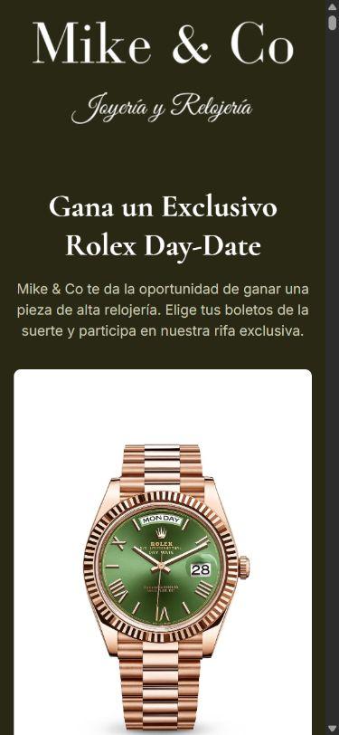 Sorteo Mike & Co en celular